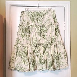 Cotton A-line Skirt